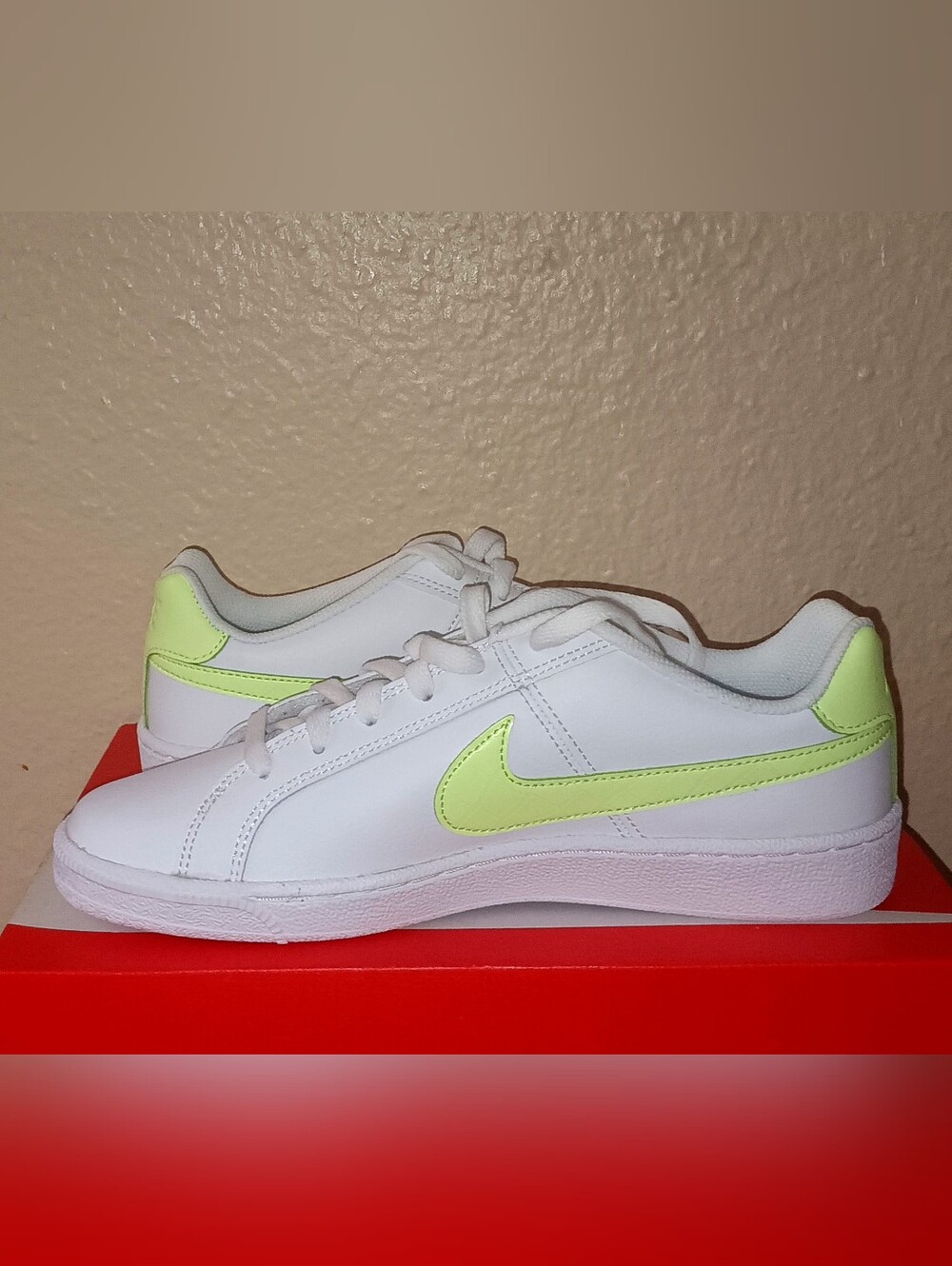 Nike Court Royale-White Barely Volt